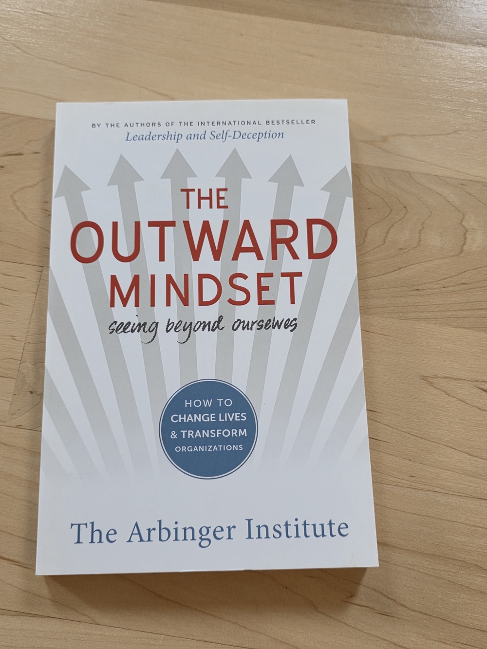The Outward Mindset by The Arbinger Institute - White & Red Cover